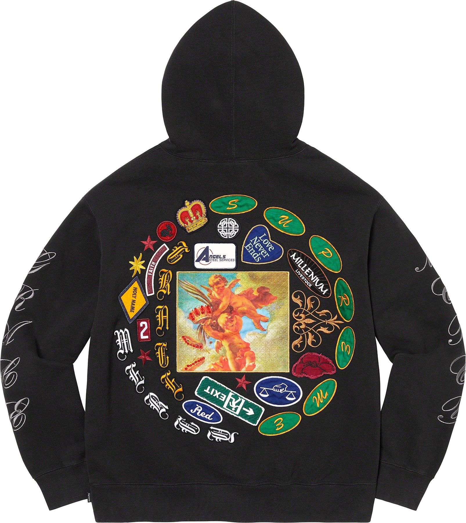 Patches Spiral Hooded Sweatshirt view 15